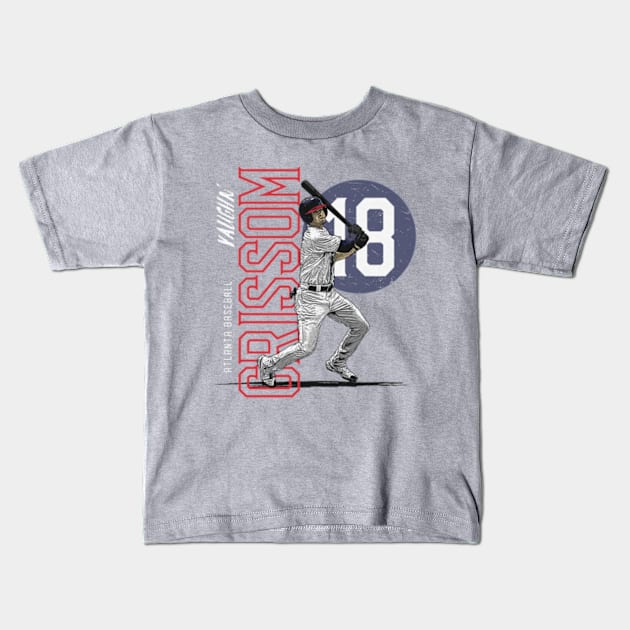 Vaughn Grissom Atlanta Vertical Kids T-Shirt by danlintonpro